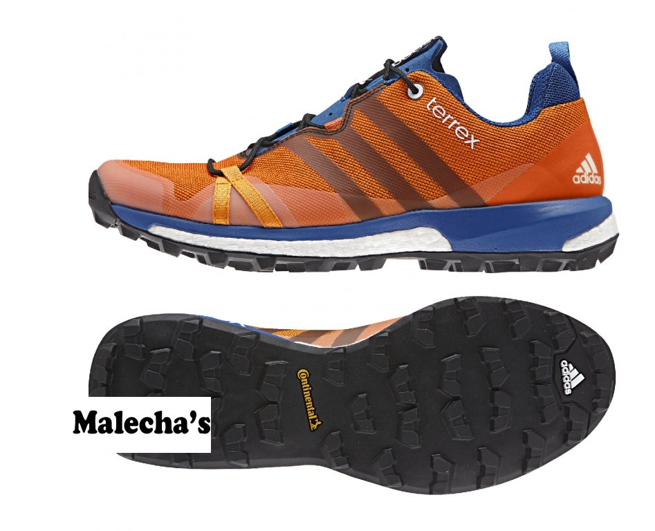 Oranžové outdoor boty Adidas